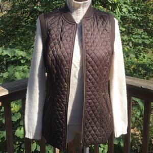 Quilted Vest By Adrienne Vittadini